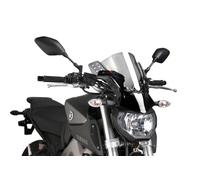 Puig 6894H Rafale Smoke universal windscreen for naked bikes