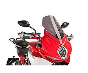 Puig 7017F Touring Windscreen improved wind protection, Dark Smoke