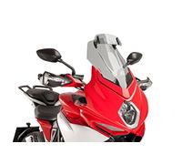 Puig 7018H Touring Windscreen With Visor improved wind protection, Smoke