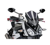 Puig 7040F Racing Screen for BMW S1000 R 2014, Dark Smoke, Medium