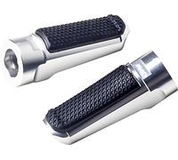 Puig 7318P Foot Pegs Set Sport Model, Silver