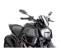 Puig 7592F Windshield Naked New Generation Adjustable, Dark Smoke