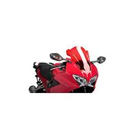 Puig 7598R Z-Racing Windscreen optimised aerodynamics, Red