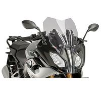 Puig 7616H High and aerodynamic Touring windscreen in 4 mm CN acrylic with rounded profile, flat upper area and deflectors that improve protection, Smoke
