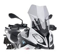 Puig 7619W High and aerodynamic Touring windscreen in 4 mm CN acrylic with rounded profile, flat upper area and deflectors that improve protection, Clear