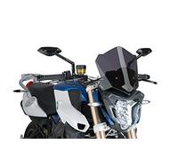 Puig 7650F Naked New Generation Sport sporty and aerodynamic in 3 mm acrylic with a raised design that improves protection and maintains wide visibility, Dark Smoke