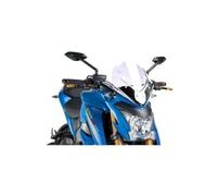 Puig 7653A Naked New Generation Sport sporty and aerodynamic in 3 mm acrylic with a raised design that improves protection and maintains wide visibility, Blue