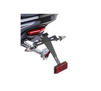 Puig 7796N License Plate Holder Brackets steel and polyamide license plate holder with adjustable tilt, secure mounting system and sporty design, Black
