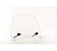 Puig 8103H Trafic low aerodynamic 3 mm polycarbonate windscreen for scooter with urban design and anti-vibration wind protection, Smoked