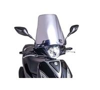 Puig 8180H Urban tall windscreen for scooter with cosmopolitan design in resistant polycarbonate with aerodynamic improvement and protection against wind and weather, Smoked