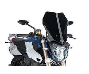 Puig 8187N Naked New Generation Touring improved wind protection, Black