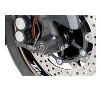 Puig 8525N Fork Protector made of high-resistance self-adhesive vinyl for protection against impacts, scratches and wear, Black