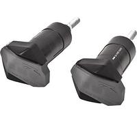 Puig 8576N R19 Engine Protectors with nylon sliders and compact design for full chassis and engine protection, Black