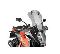 Puig 8914H Touring Windscreen With Visor improved wind protection, Smoke
