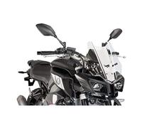 Puig 8917W High and aerodynamic Touring windscreen in 4 mm CN acrylic with rounded profile, flat upper area and deflectors that improve protection, Clear