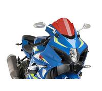 Puig 9013R Z-Racing Windscreen optimised aerodynamics, Red