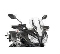 Puig 9211W Z-Racing aerodynamic and sporty windscreen in 3 mm acrylic with double height and side channels that improve protection and stability, Clear