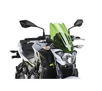 Puig 9369V Naked New Generation Touring touring and aerodynamic in 3 mm acrylic with a central air intake that improves protection and reduces turbulence, Green
