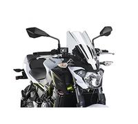 Puig 9369W Naked New Generation Touring touring and aerodynamic in 3 mm acrylic with a central air intake that improves protection and reduces turbulence, Clear