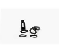 Puig 9457N Original turn signal support kit in steel with epoxy finish for mounting on license plate holders without modifying connections, Black