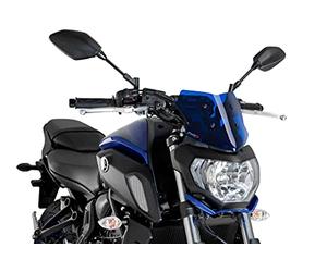 Puig 9666A Naked New Generation Sport Windscreen, Blue