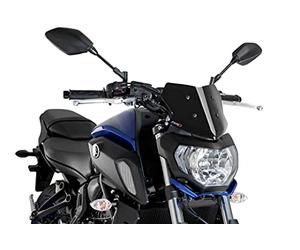 Puig 9666N Windscreen Naked New Generation Sport Black
