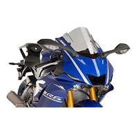 Puig 9723N Z-Racing aerodynamic and sporty windscreen in 3 mm acrylic with double height and side channels that improve protection and stability, Black