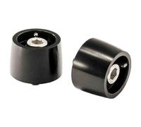 Puig 9878N Bar Ends Modelo Thruster Set, Black