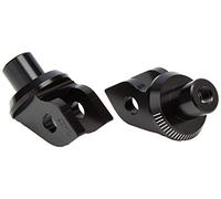 Puig Adapters by Pair Footpegs Rider 6864N 09'-12', RSV4 Factory 13', Aprilia Tuono V4 R 11'-14', Black