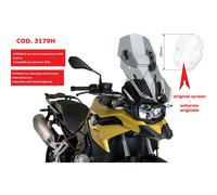 PUIG ADJUSTABLE SCREEN FIT ON BMW F750 GS 18-24 CLEAR SMOKE-3179H