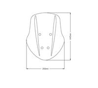 Puig Adjustable Touring Screen New Generation Dark Smoke Ducati Diavel 1260 S 2019-23