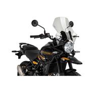 Puig 22113W Adjustable Windshield - Aerodynamic Protection and Innovative Design for Royal Enfield Himalayan 450 2024-2025, clear