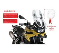 PUIG Adjustable Windshield For BMW F750 GS 2018-2024 Clear 3179W