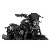 Puig ALU front plate for Honda CMX 1100 REBEL DCT, CMX 1100 REBEL Black
