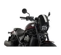 Puig Black Anarchy Semi Fairing Honda CMX1100 Rebel 2021-2025