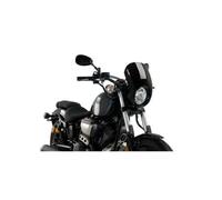 PUIG Anarchy Semi-Faired Windshield For Yamaha XV950/R 17-20 Black