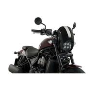 PUIG Anarchy Semi-Fairing Windscreen Honda CMX1100 Rebel 21-24 Black