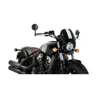 PUIG Anarchy Semi-Fairing Windshield Indian Scout Bobber 18-26 BLACK
