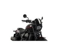PUIG Anarchy Semi Fume Windshield Honda CMX1100 Rebel 25-26 Black