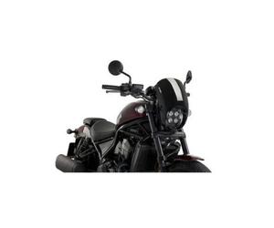 PUIG Anarchy Semi Fume Windshield Honda CMX1100 Rebel 25-26 Black