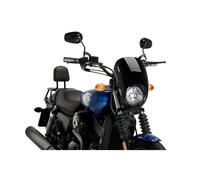 PUIG Anarchy Smoke Windscreen For Harley Street 750 XG750 15-21 Black