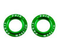 Puig Anodized Aluminum Rings Set 20025V Green for PHB19 Axle Slider