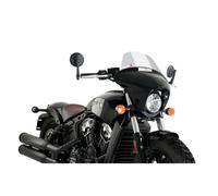 PUIG Batwing SML Touring Cupolino For INDIAN SCOUT BOBBER 18-26 FUME CHIARO
