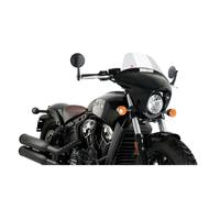 PUIG BATWING WINDSCREEN SML TOURING FIT ON INDIAN SCOUT BOBBER 18-25 CLEAR-21074