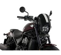 Puig Black Anarchy Semi Fairing Honda CMX1100 Rebel 2021-2025