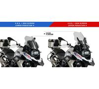 Puig Black Electronic Screen Height Adjuster BMW R1200 GS Rallye 2017-2018