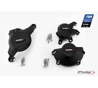 Puig Black Engine Cover Kit Track for Championship Honda CBR600 RR 2007-2016