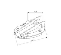 PUIG STAND EXTENSION STANDARD SUSPENSION FIT ON HONDA CRF1000L AFRICA TWIN 16-19