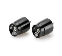 Puig Black Speed Bar Ends - Short - Aprilia RS457 2024-2025