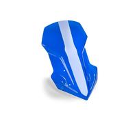 Puig 8910A High and aerodynamic Touring windscreen in 4 mm CN acrylic with rounded profile, flat upper area and deflectors that improve protection, Blue